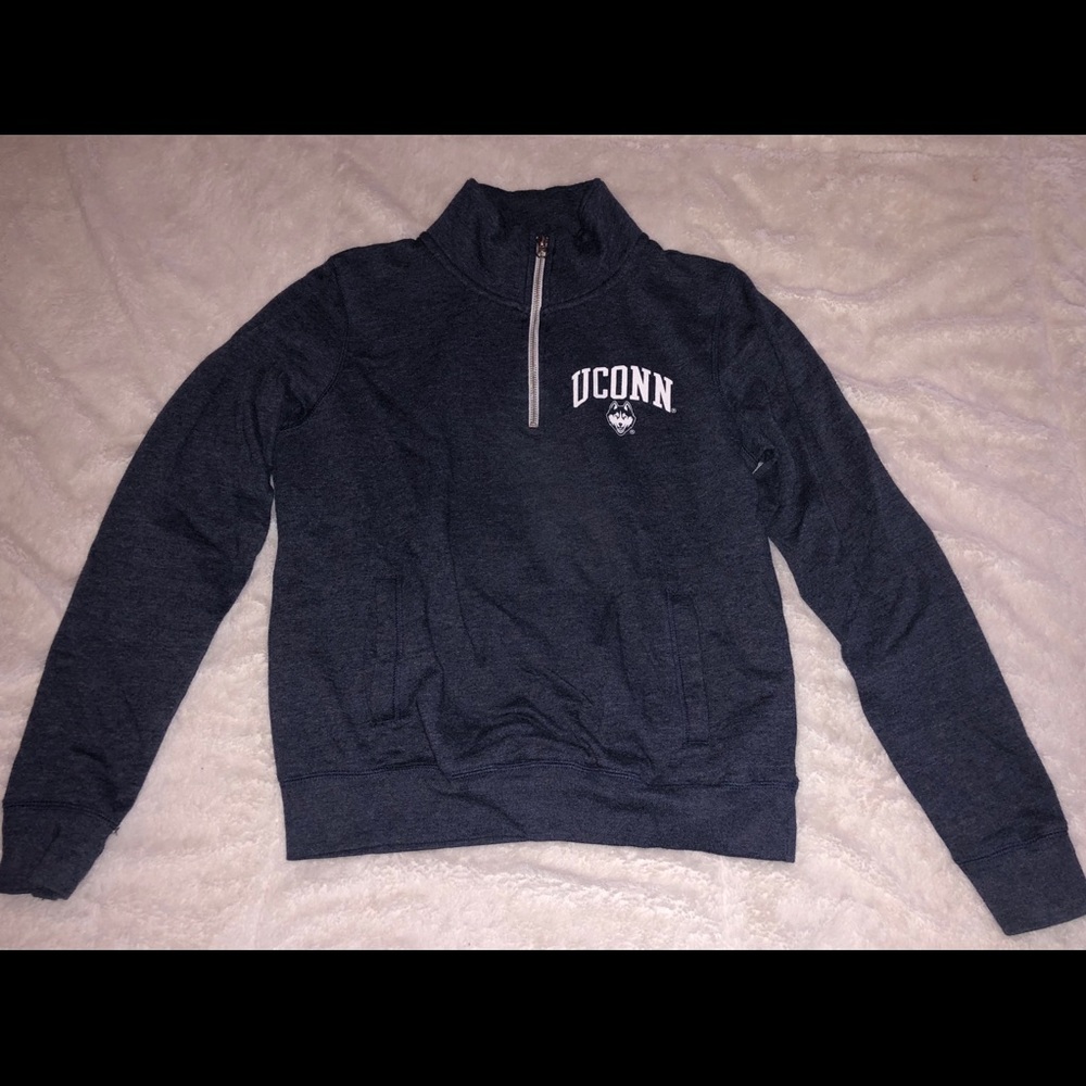 UConn Quarter Zip Sweatshirt